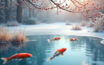 Zimowanie oczka wodnego – jak przygotować staw na mrozy